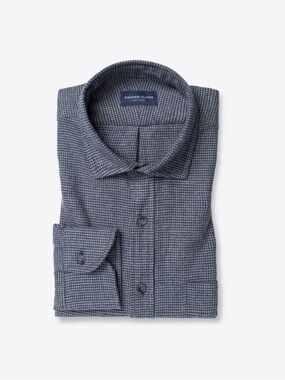 Proper Cloth Mens Flannel Cotton Houndstooth Button Up Shirt M